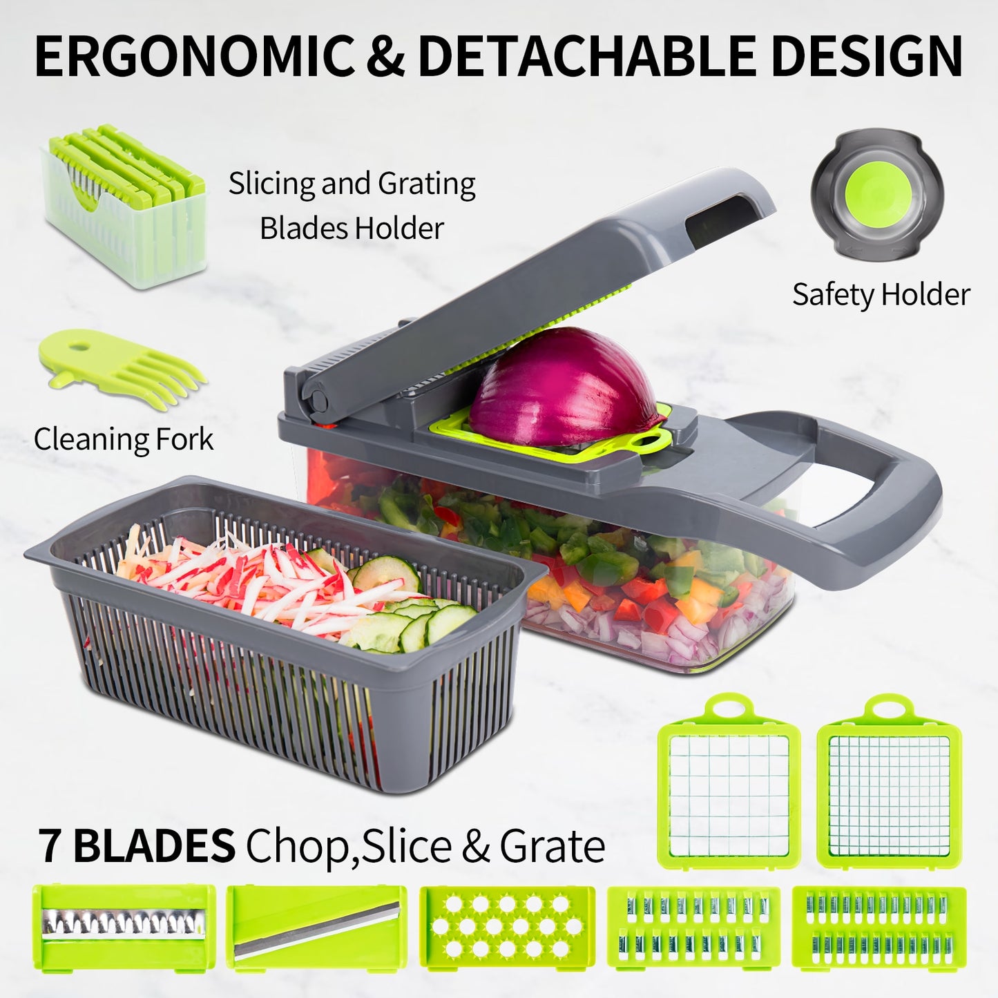 12 in 1 Multifunctional Vegetable Cutter