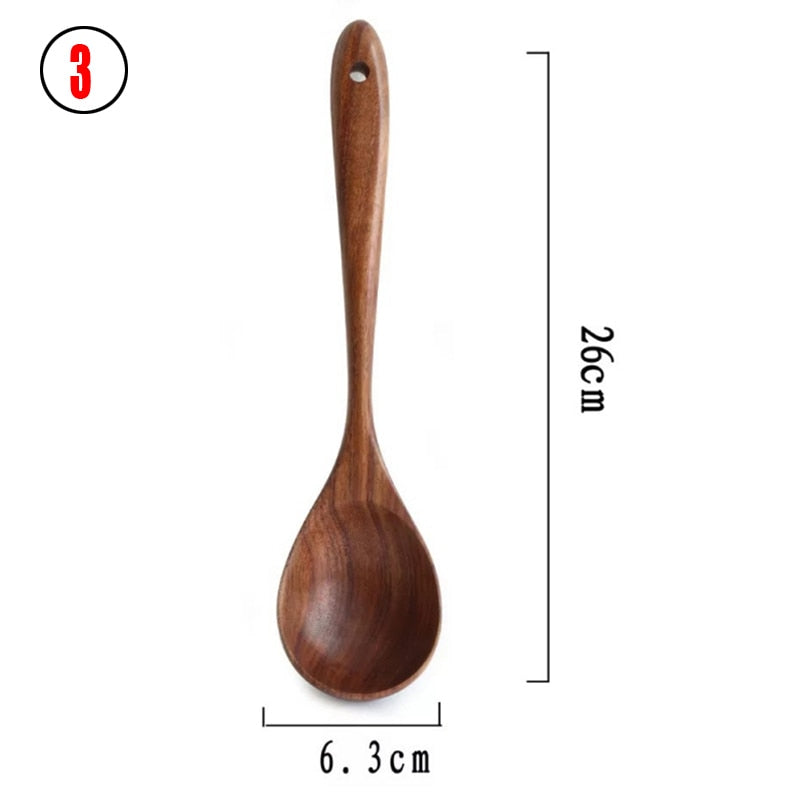 Thailand Teak Natural Wood Tableware