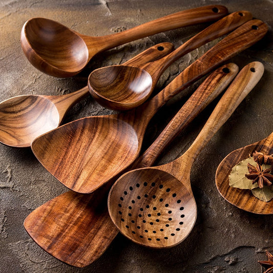 Thailand Teak Natural Wood Tableware