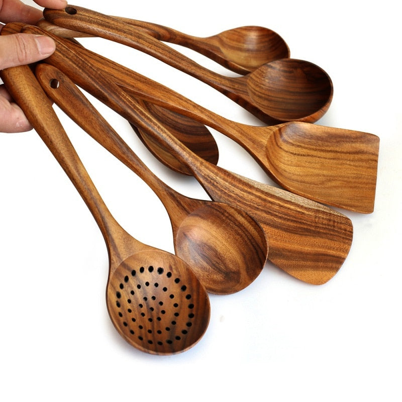 Thailand Teak Natural Wood Tableware