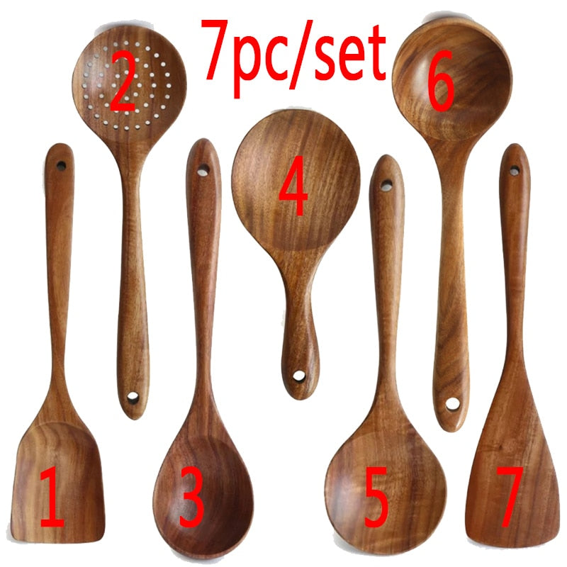 Thailand Teak Natural Wood Tableware