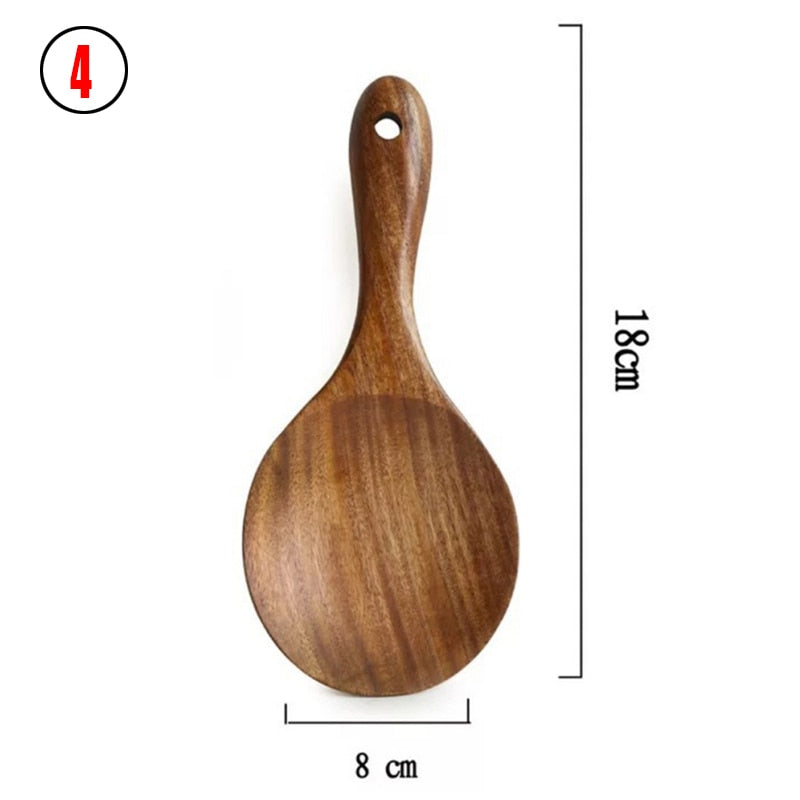 Thailand Teak Natural Wood Tableware