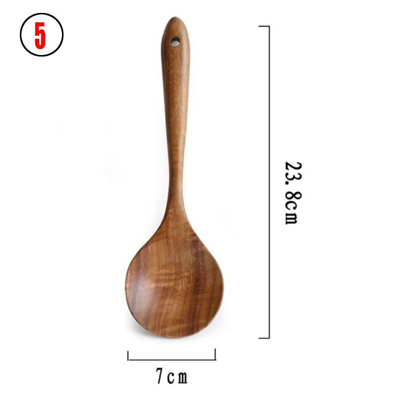 Thailand Teak Natural Wood Tableware