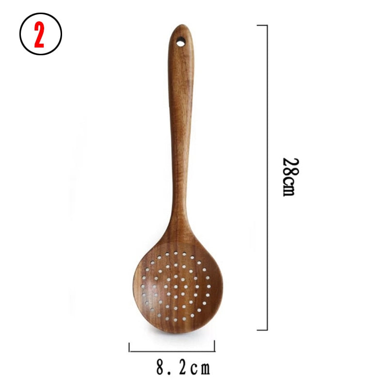 Thailand Teak Natural Wood Tableware