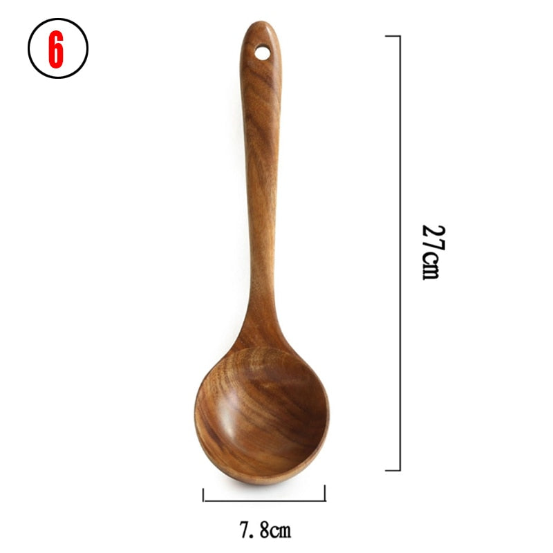 Thailand Teak Natural Wood Tableware