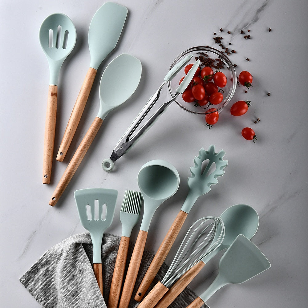 Heat Resistant Silicone Kitchenware Cooking Utensils